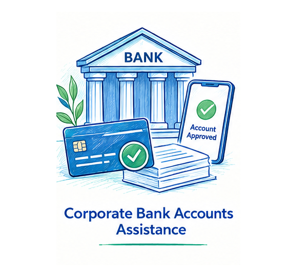 Corporate bank account opening support in Singapore