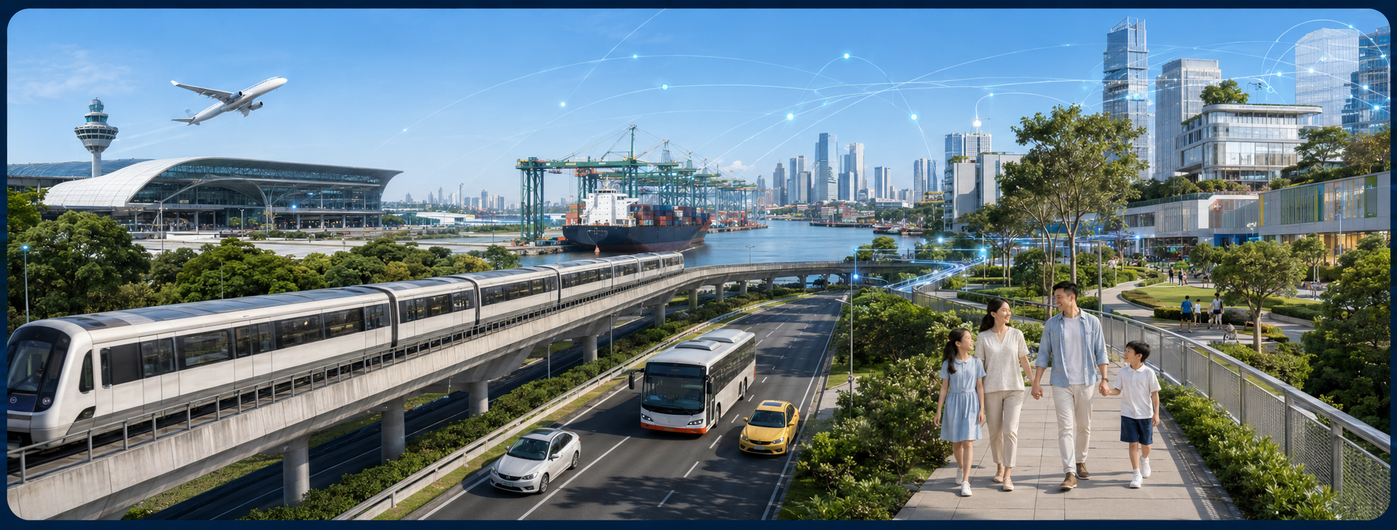 Singapore transport and digital infrastructure
